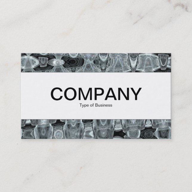 Center Band  - Fractal Ice Business Card (Front)