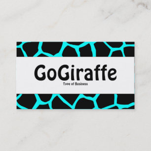 Center Band - GoGiraffe - Cyan Business Card