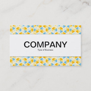 Center Band - Hexagon Pattern 03 Business Card