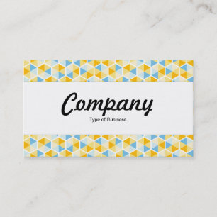 Center Band - Hexagon Pattern 03 Business Card