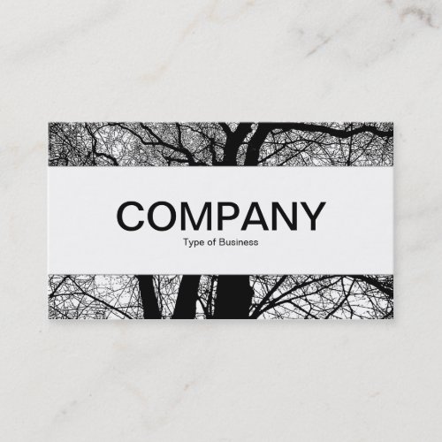 Center Band  _ High Contrast Tree Business Card