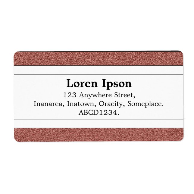 Center Band II - Brick Label (Front)