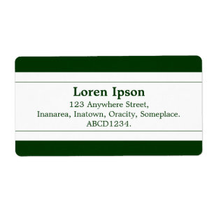 Center Band II - Dark Green Label