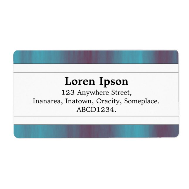Center Band II - Jet Stream Label (Front)