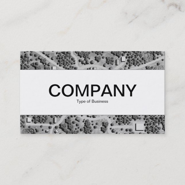 Center Band  - Imaginary Landscape Business Card (Front)