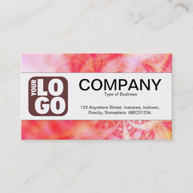 Center Band (Logo) - Vortex of Time Abstract Business Card (Front)