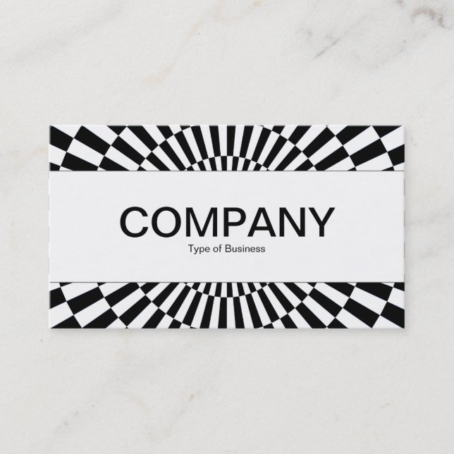Center Band  - Op Art 01 Business Card (Front)