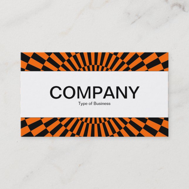 Center Band  - Op Art 05 Business Card (Front)