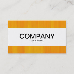 Center Band - Painted Orange Business Card
