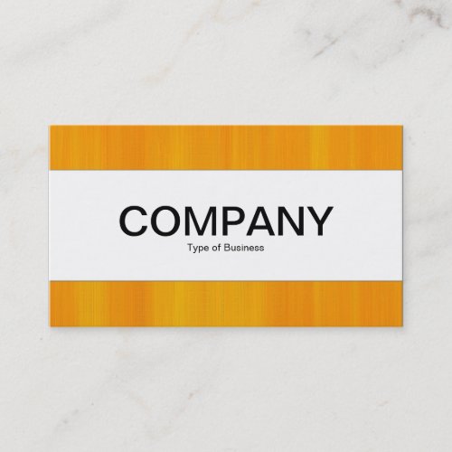 Center Band  - Painted Orange Business Cards