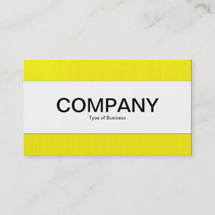 Center Band - Painted Yellow Business Card