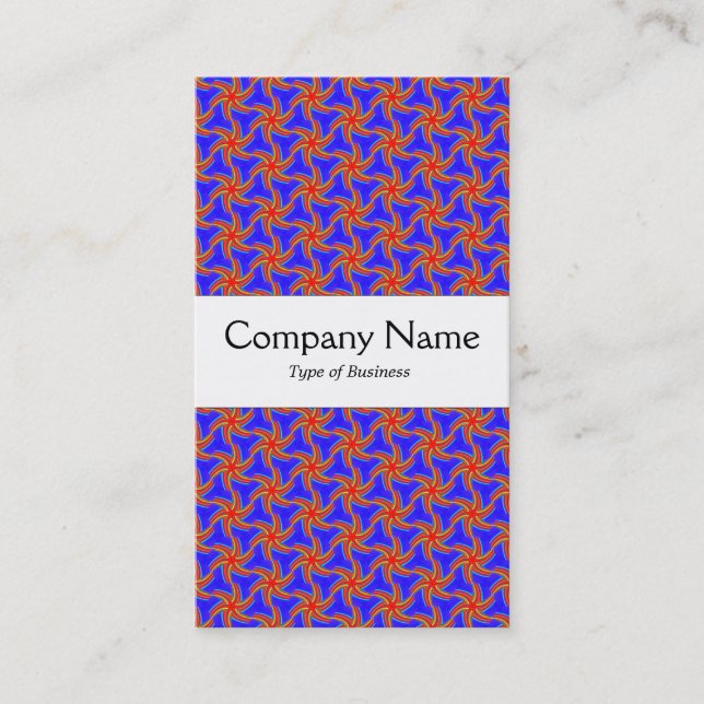 Center Band - Pattern 160614(4) Business Card (Front)
