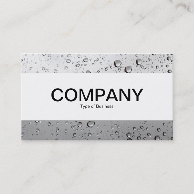 Center Band  - Rain on my Window 02 Business Card (Front)