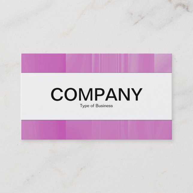 Center Band  - Rose Tinted Glass Works Business Card (Front)