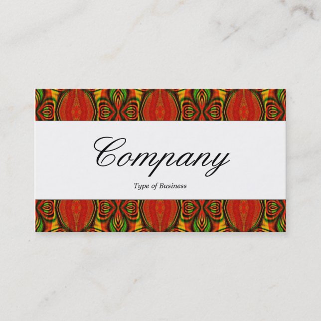Center Band - Script - Pattern Business Card (Front)