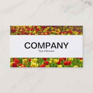 Center Band - Sea of Tulips Business Card