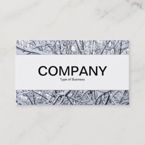Center Band  _ Snowy Branches Business Card