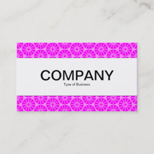 Center Band - Star Wheel - Shades of Magenta Business Card