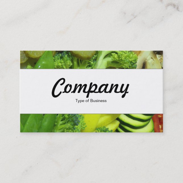 Center Band  - Stir-fry Vegetables 01 Business Card (Front)