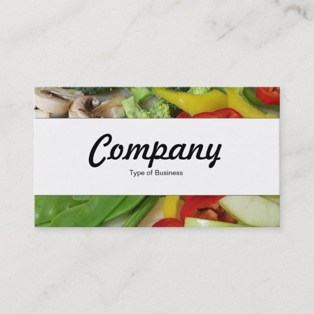 Center Band  - Stir-fry Vegetables 02 Business Card (Front)