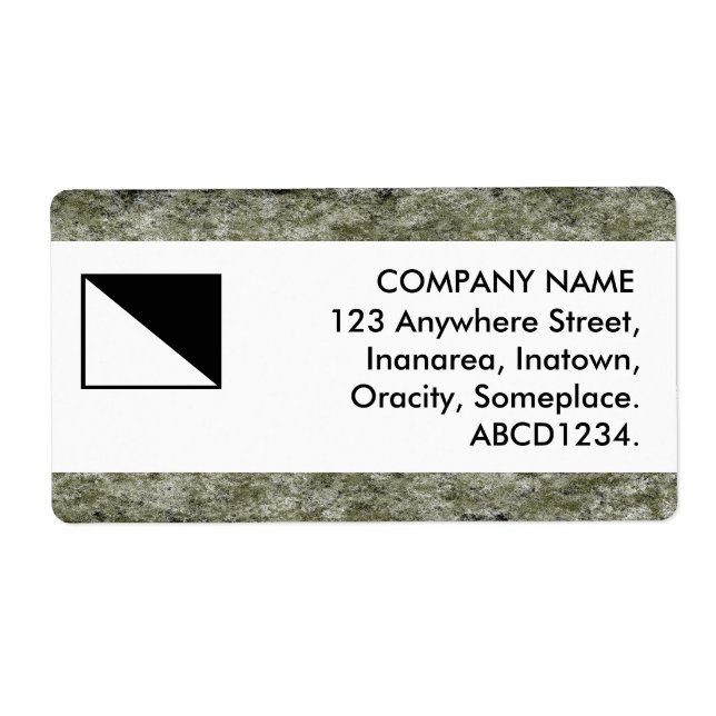 Center Band - Stone Label (Front)
