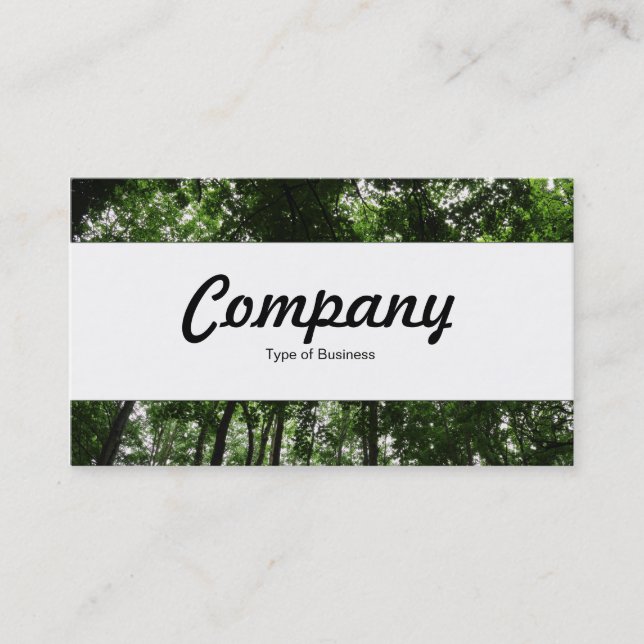 Center Band  - Woodland Canopy 01 Business Card (Front)