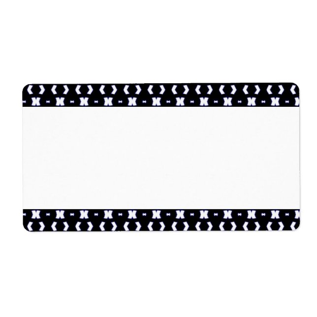 Center Band - X Bracket Label (Front)