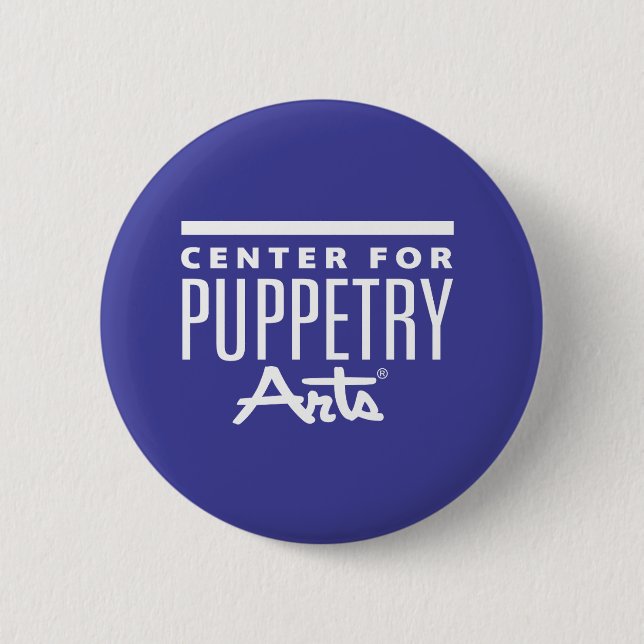 Center for Puppetry Arts Logo Button (Front)