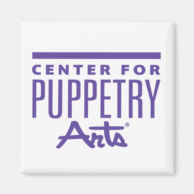 Center for Puppetry Arts Magnet (White) (Front)