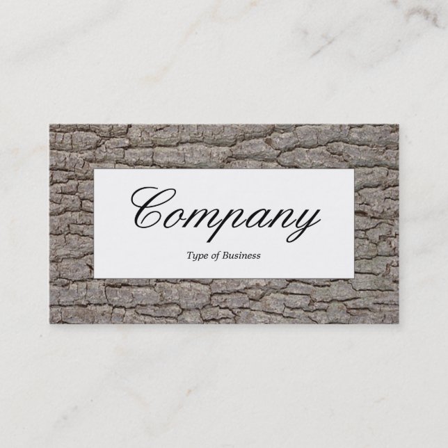 Center Label - Bark 01 Business Card (Front)