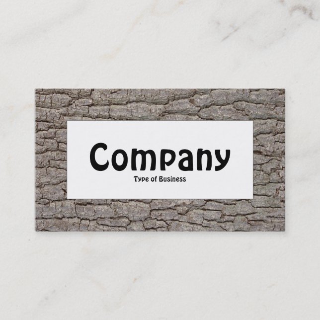 Center Label - Bark 01 Business Card (Front)