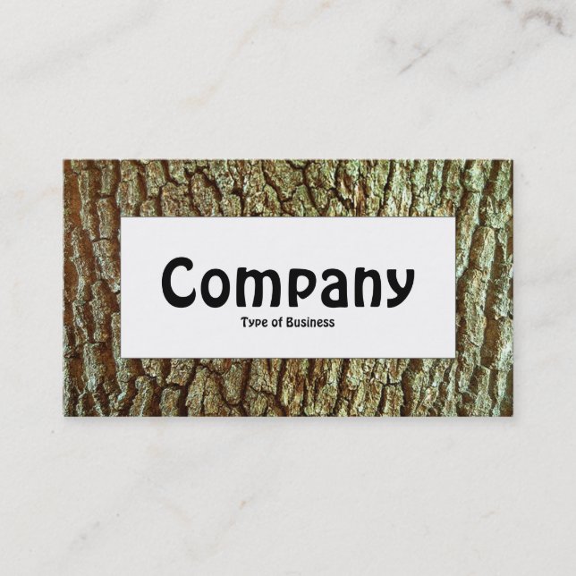 Center Label - Bark 03 Business Card (Front)