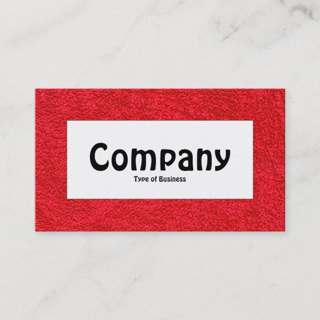 Center Label - Carpet 01 Business Card (Front)