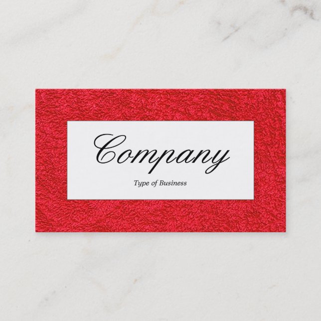 Center Label - Carpet 01 Business Card (Front)