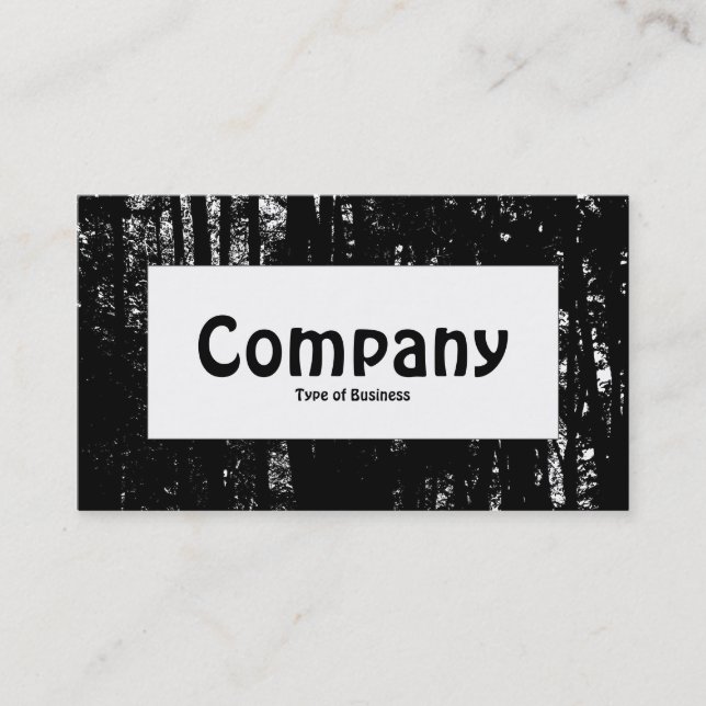 Center Label - Dark Woods HC Business Card (Front)