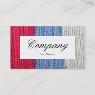 Center Label - Darning Thread Business Card