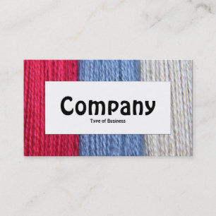 Center Label - Darning Thread Business Card