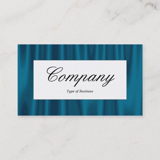 Center Label - Drapery 01 Business Card (Front)