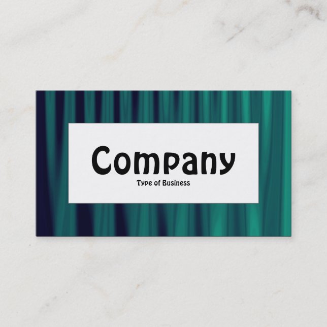 Center Label - Drapery 03 Business Card (Front)