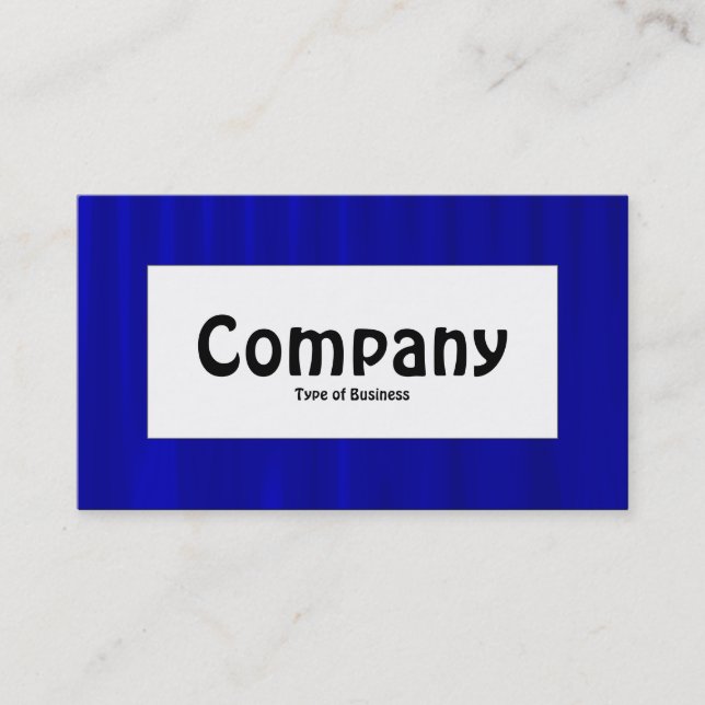 Center Label - Drapery 05 Business Card (Front)