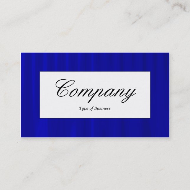 Center Label - Drapery 05 Business Card (Front)