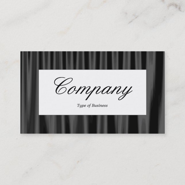 Center Label - Drapery 07 Business Card (Front)