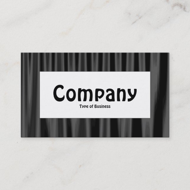 Center Label - Drapery 07 Business Card (Front)
