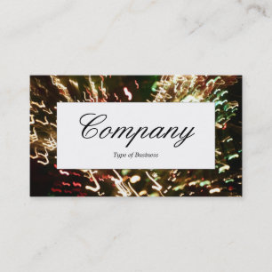 Center Label - Fibre Optics Business Card