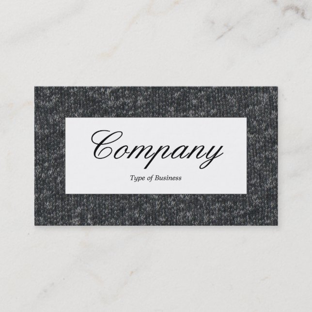 Center Label - Fine Wool 02 Business Card (Front)