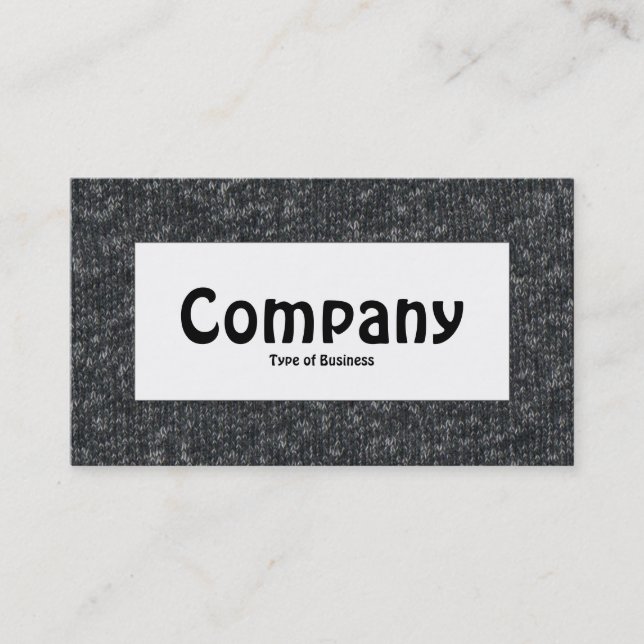 Center Label - Fine Wool 02 Business Card (Front)