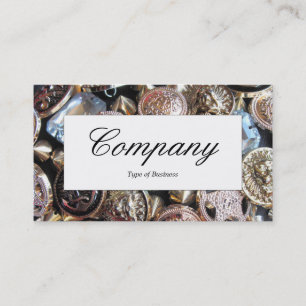 Center Label - Flea Market Bling Business Card