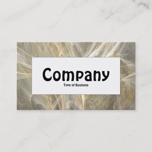 Center Label - Fractal Flame Business Card (Front)