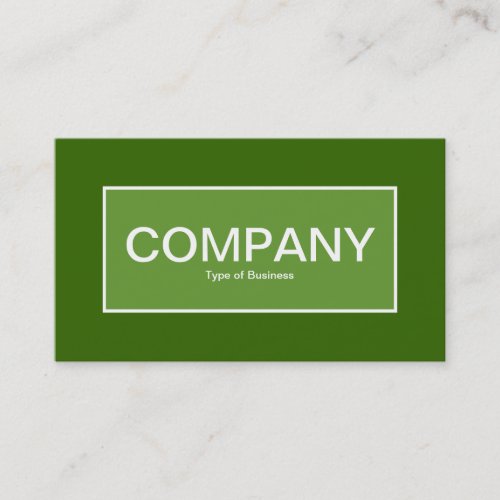 Center Label II - Avocado Green with Green 336600 Business Card