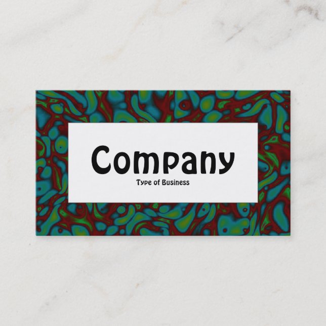 Center Label - Marbling Business Card (Front)